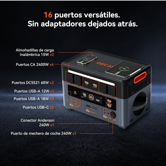 ESTACIÓN DE ENERGÍA NUEVA A ESTRENAR 2400W ( 4800)