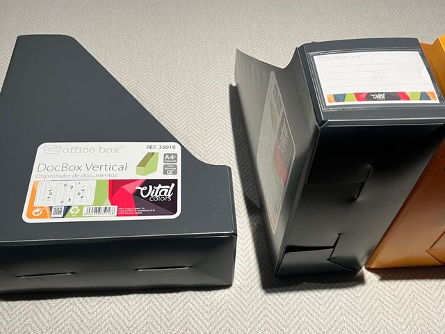 3 Organizadores de documentos Office Box