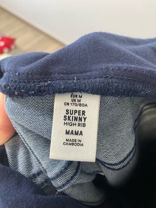 Pantalón premamá azul