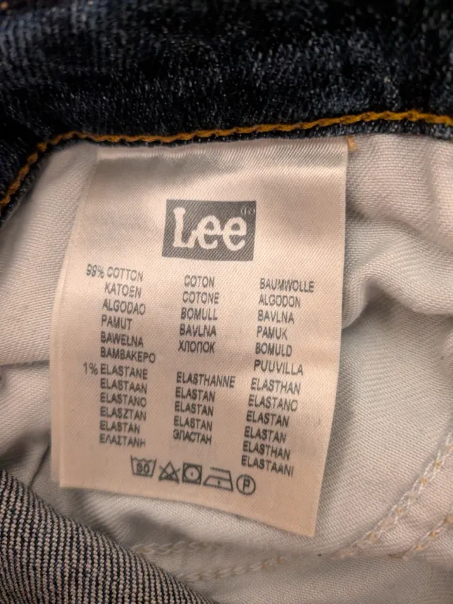 Vaqueros Lee Rider Azul Oscuro Talla 32