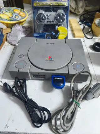PlayStation 1 Sony Grigia Completa