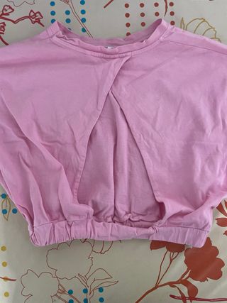 Top Zara rosa veraniego muy cómodo y moderno