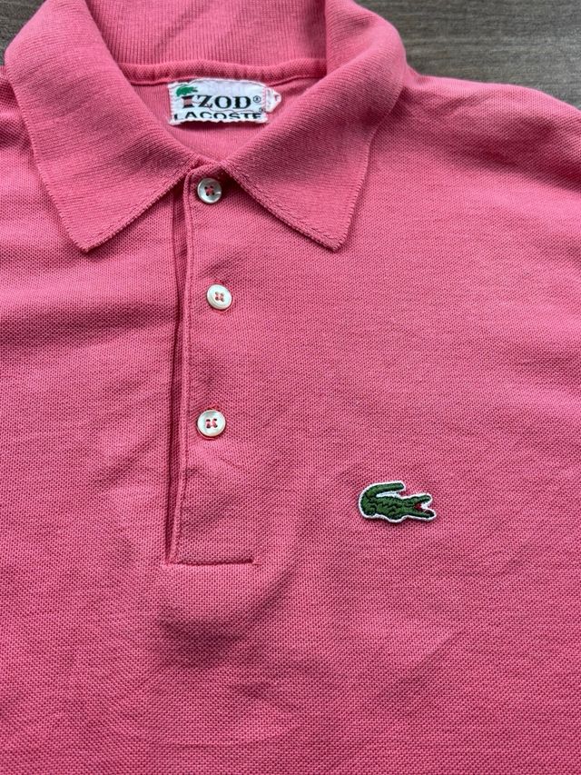 Polo Lacoste rosa uomo Taglia L ottimo stato