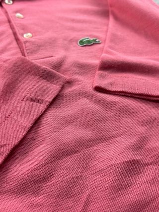 Polo Lacoste rosa uomo Taglia L ottimo stato