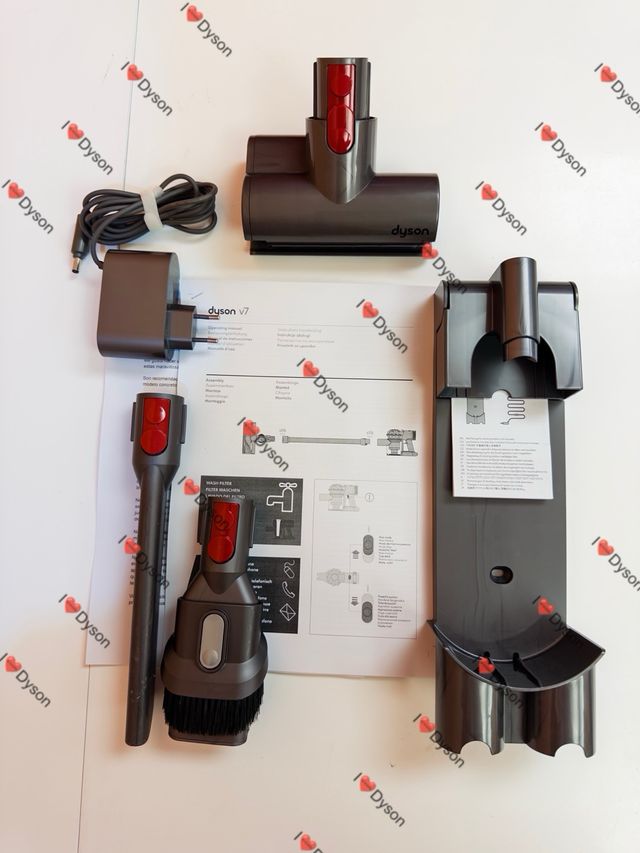 Vida extra Dyson V7+Fluffy+Cepillo mini