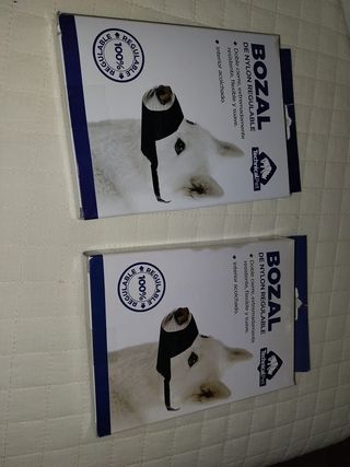 Empapadores mascotas+ pellets +2 bozales (S+M)