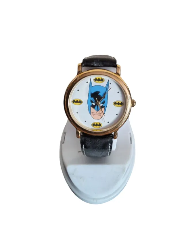 Reloj Batman Vintage Original Dorado Negro