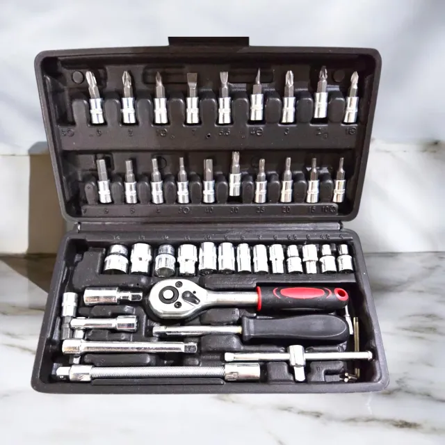 Maletín Carraca 46 Piezas 1/4 Nuevo a estrenar