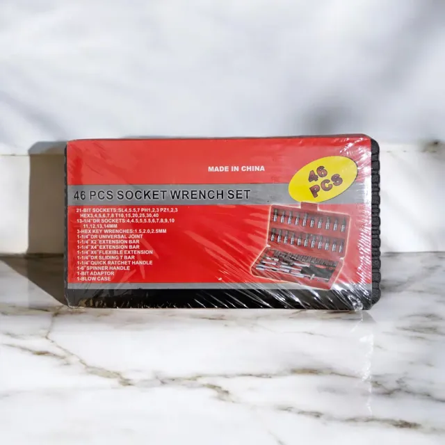 Maletín Carraca 46 Piezas 1/4 Nuevo a estrenar