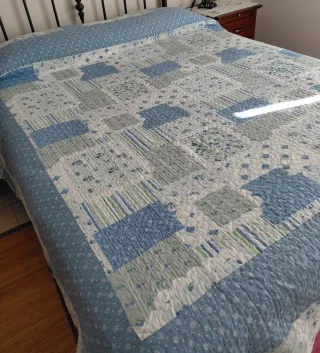 Colcha reversible cama 1.35