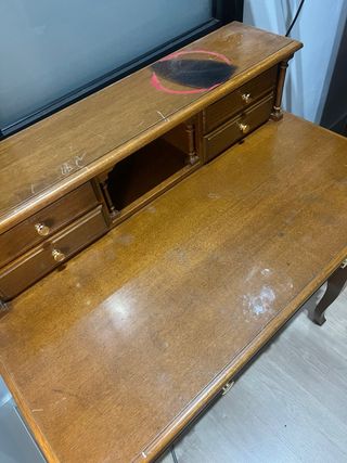 Escritorio mesa aparador antiguo Vintage Luis XV