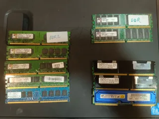 Lote Memorias RAM PC DDR2 y DDR