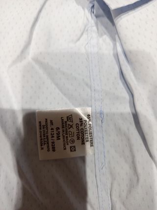 Camicia neonato azzurra