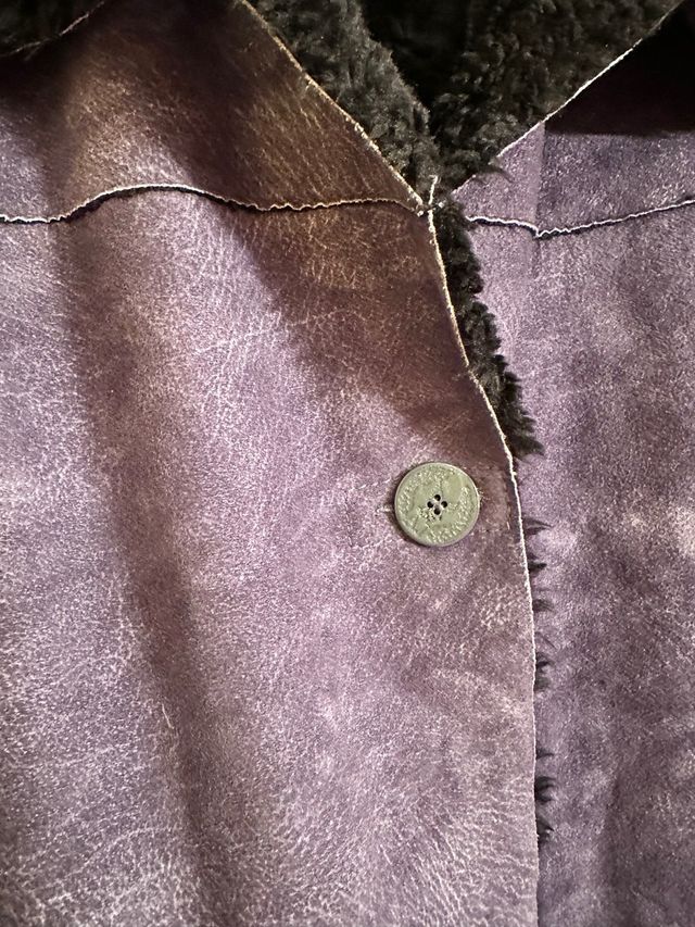 Cappotto Armani Jeans viola taglia S