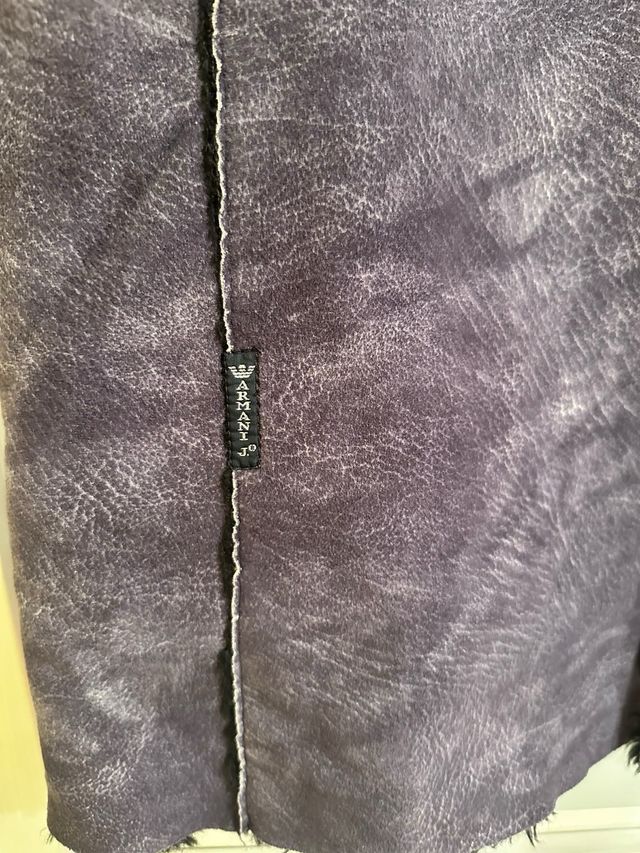 Cappotto Armani Jeans viola taglia S