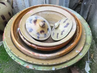 Vasija orza / tinaja / cuencos de barro antiguas