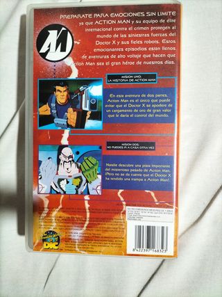 Cinta VHS Action Man: La Historia