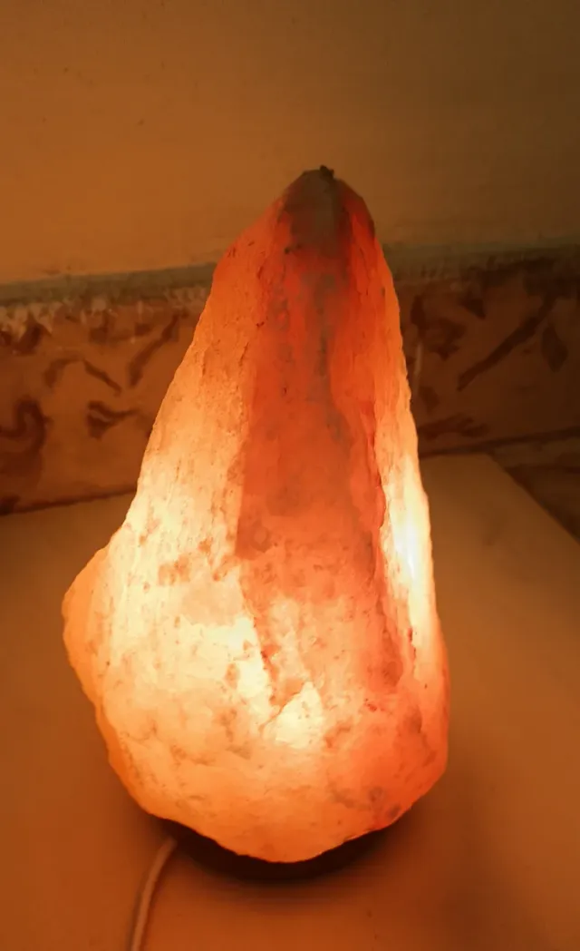 Lámpara de sal natural