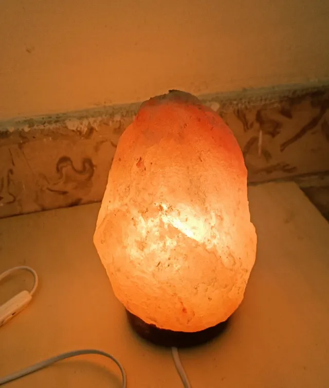 Lámpara de sal natural