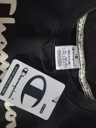 Sudadera Champion Negra