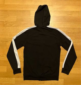 Felpa Nike donna nera con banda bianca