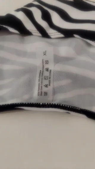 Bikini Cebra Negro y Blanco