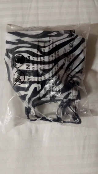 Bikini Cebra Negro y Blanco