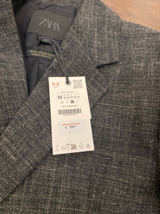 Blazer Zara Gris