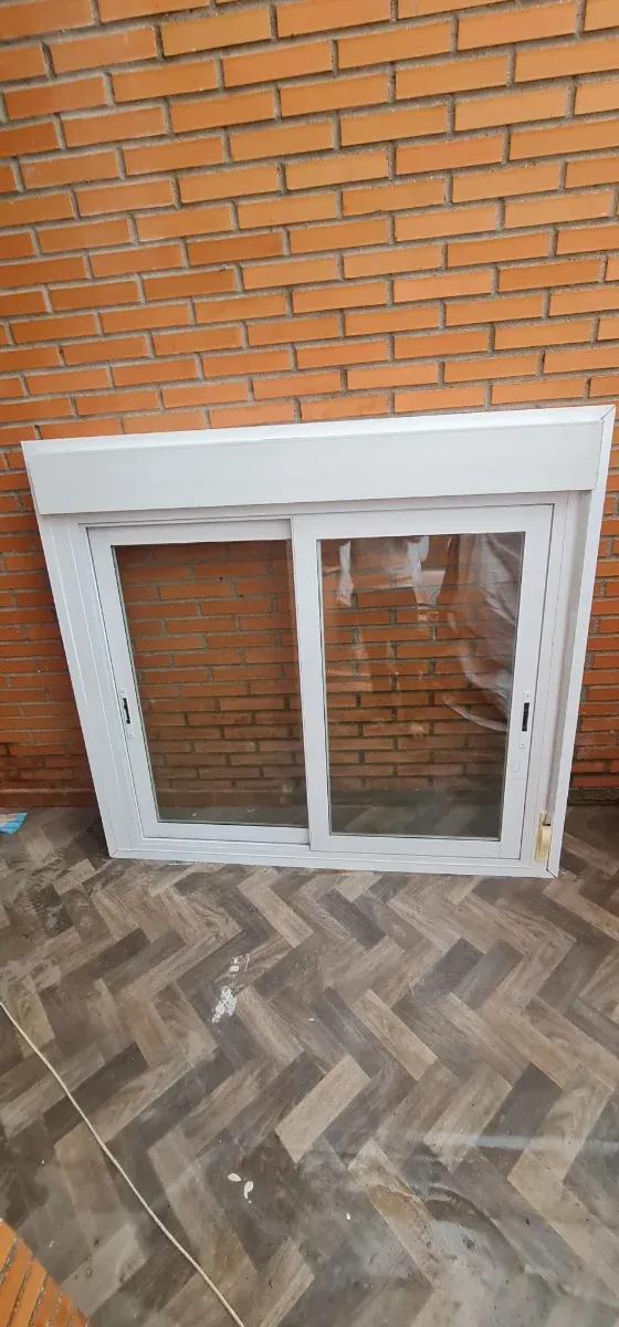 Ventana corredera aluminio blanco