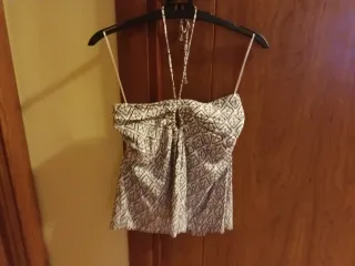 Pantalones largos Mango Teen estampado