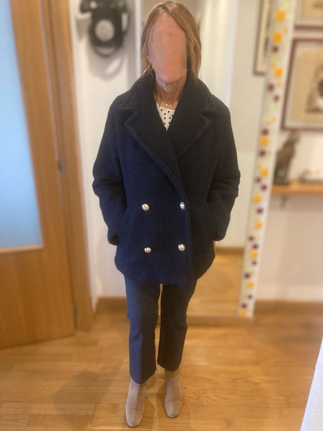 Abrigo azul marino talla XS