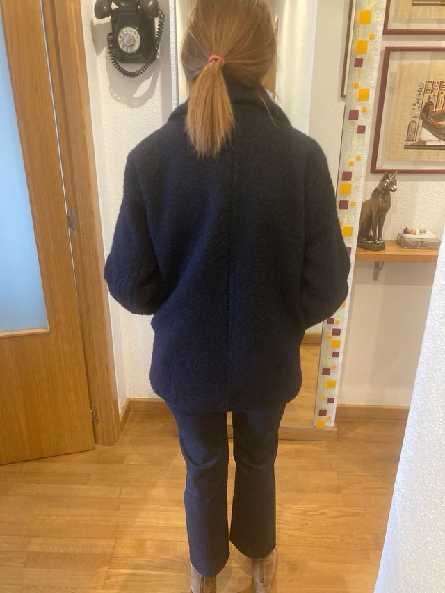 Abrigo azul marino talla XS