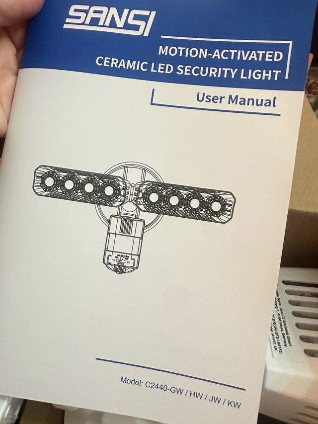 Luz LED Seguridad Sansi Motion Activated