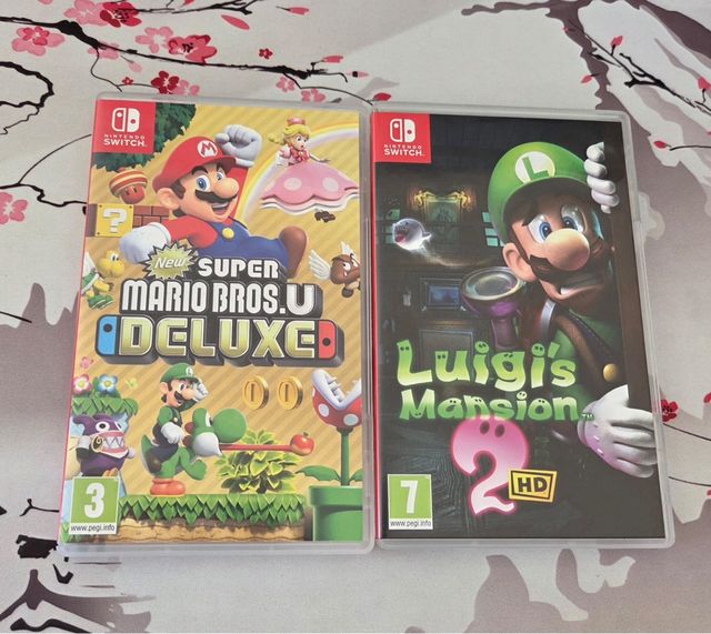 Mario Bros u Deluxe y Luigi Mansión 2 HD