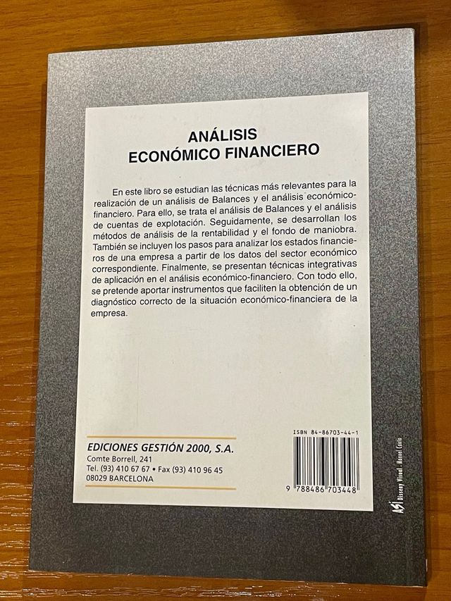 Analisis Economico Financiero (Spanish Edition)