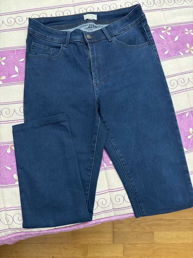 Pantalón vaquero mujer azul
