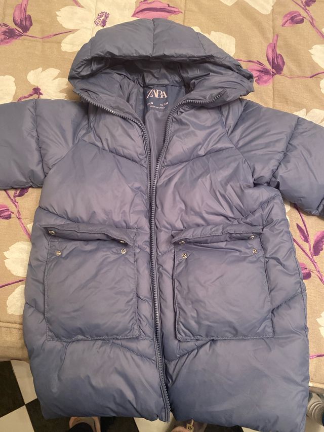 Chaqueta acolchada Zara azul