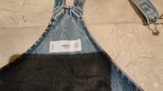 Peto vaquero denim alto XS