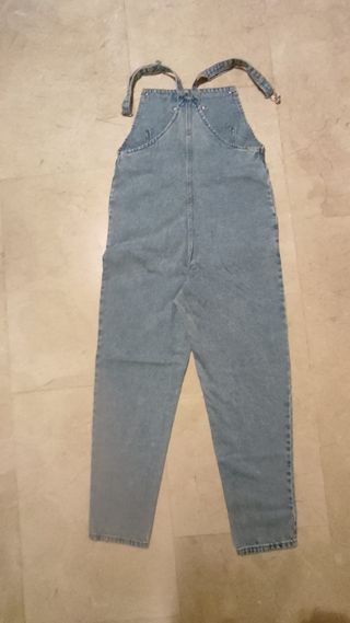 Peto vaquero denim alto XS