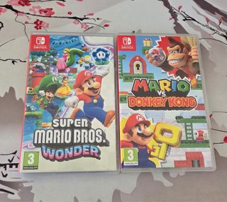 Mario vs Donkey Kong y Super Mario Bros Wonder