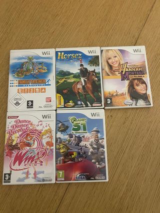 Pacchetto 5 Videogiochi Nintendo Wii