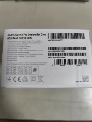 Xiaomi Redmi Note 9 Pro