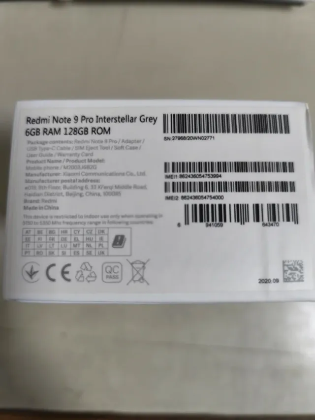 Xiaomi Redmi Note 9 Pro