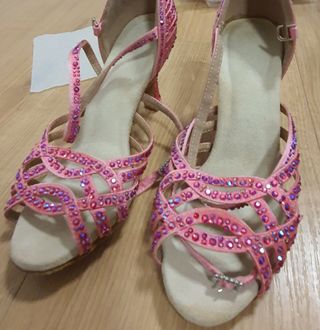 Zapatos de baile rosa talla 36