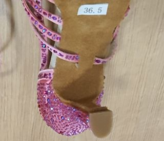 Zapatos de baile rosa talla 36