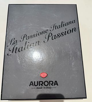 Organizer Aurora Pelle Nero Nuovo