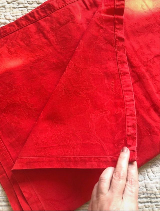 Tovaglia Rettangolare + 6 Tovaglioli Vintage