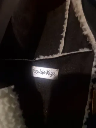 Chaqueta piel sintética forrada