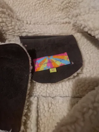 Chaqueta piel sintética forrada