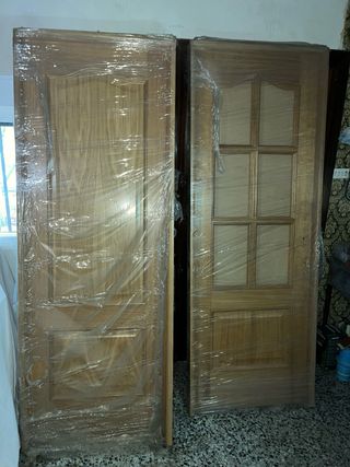 Puertas de madera interiores